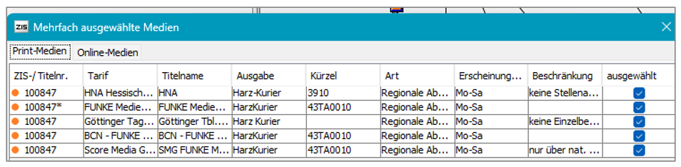 Mehrfachbelegungen 3