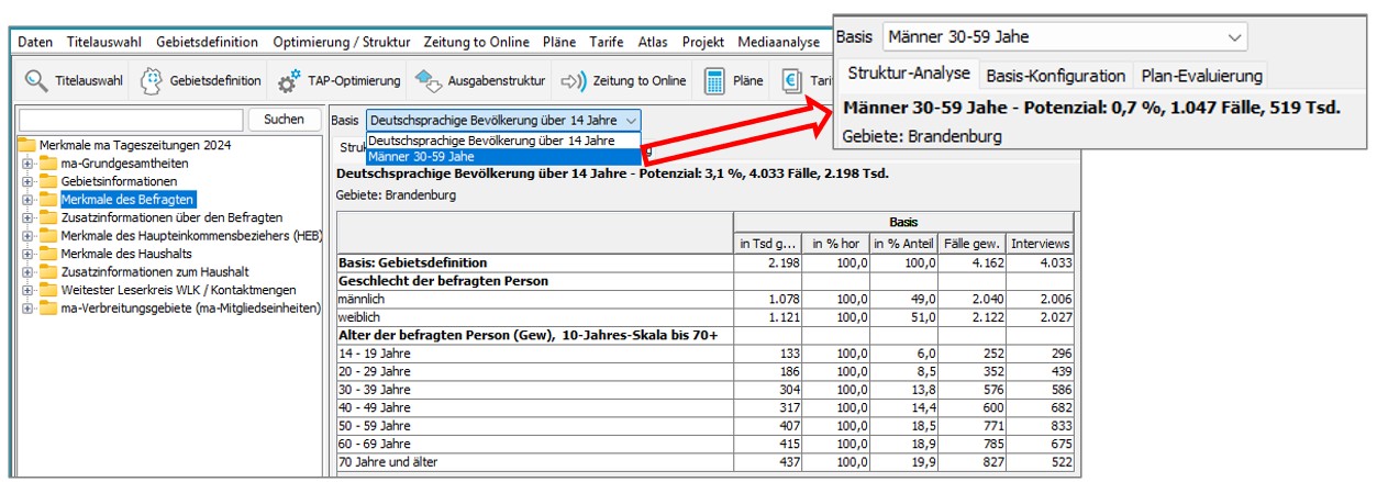 Basis Drop-Down-Feld