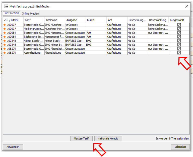 Mehrfachbelegungen 2
